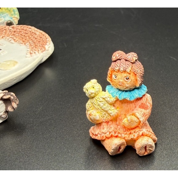 Vtg Popular Imports Raggedy Ann & Andy 1994 Miniature Resin Tea Set USA - Picture 4 of 8